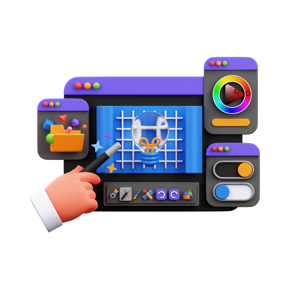 Graphic design services post